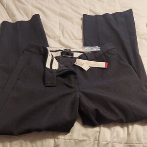 Talbots Womens Windsor Charcoal Dress Pants